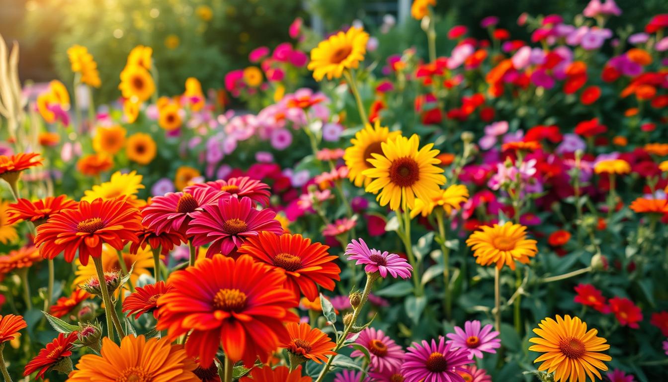 Blumenpflege im Sommer