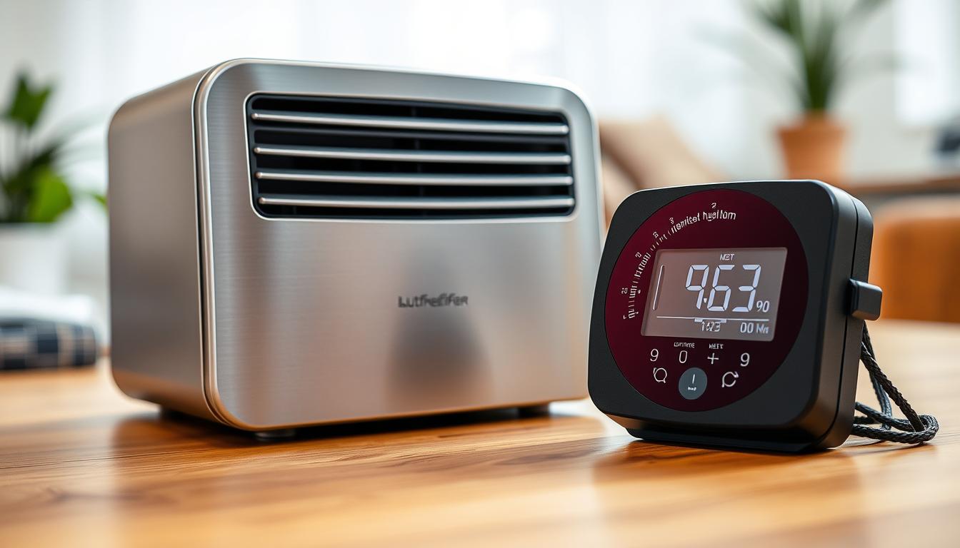 Luftentfeuchter und Hygrometer