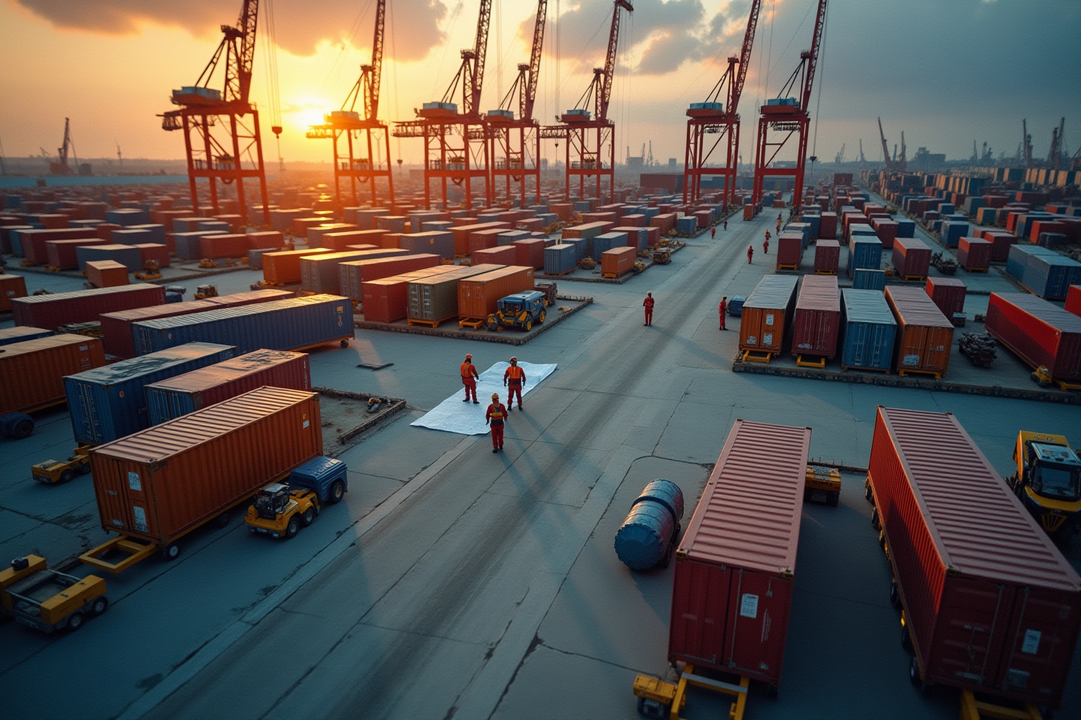 Die Logistik hinter temporären Bauprojekten